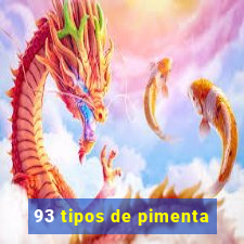 93 tipos de pimenta